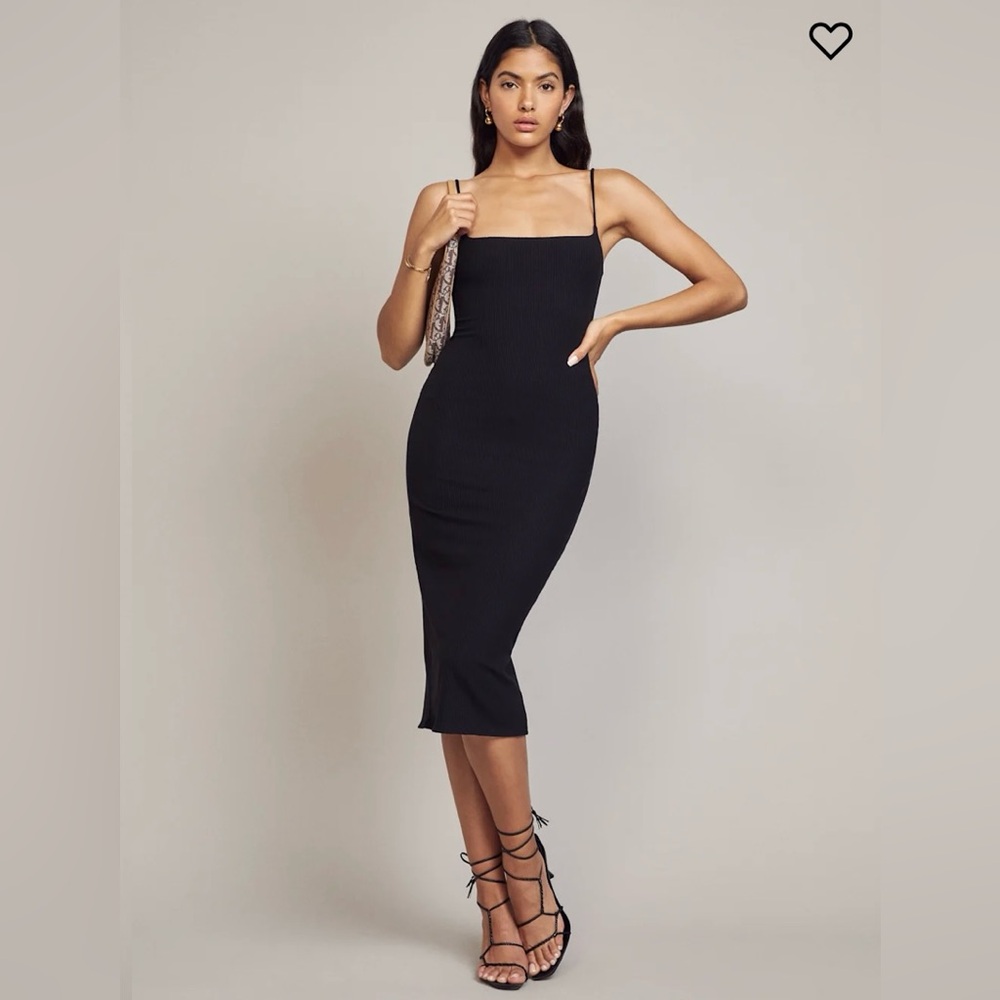 *NWOT* Reformation Milano Dress - Black